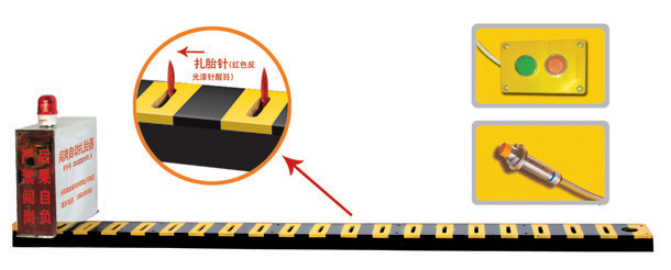 钦州钦北区V3嵌入式闯岗自动扎胎器/阻车器